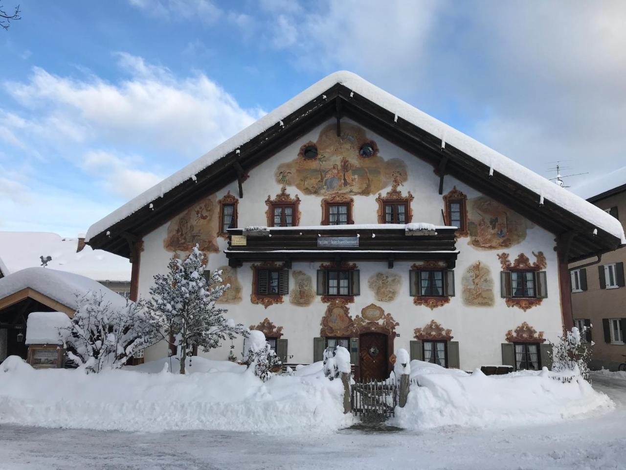 Hotel Zum Kirchenbauer Oberammergau Exterior foto